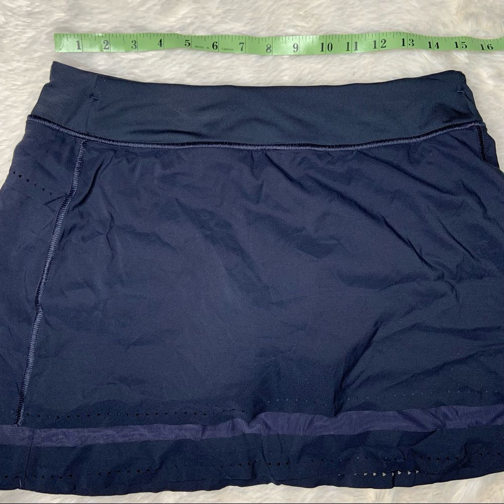 Sz Small Athleta Dark Blue Skort Skirt Shorts - Picture 2 of 6